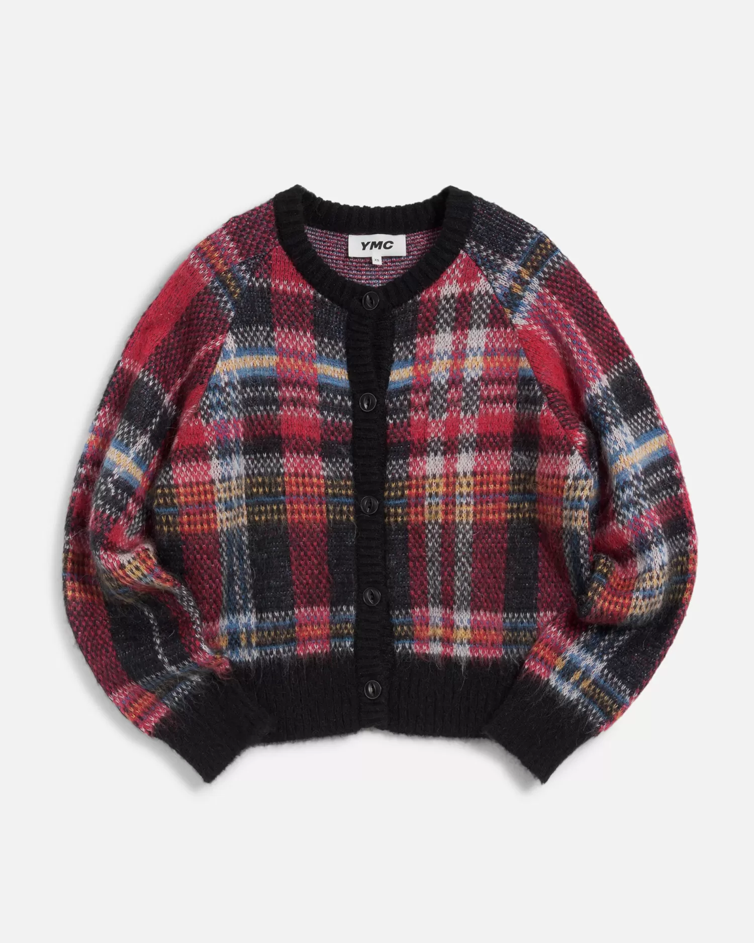 Clearance Foxtail Tartan Cardigan Women Knitwear