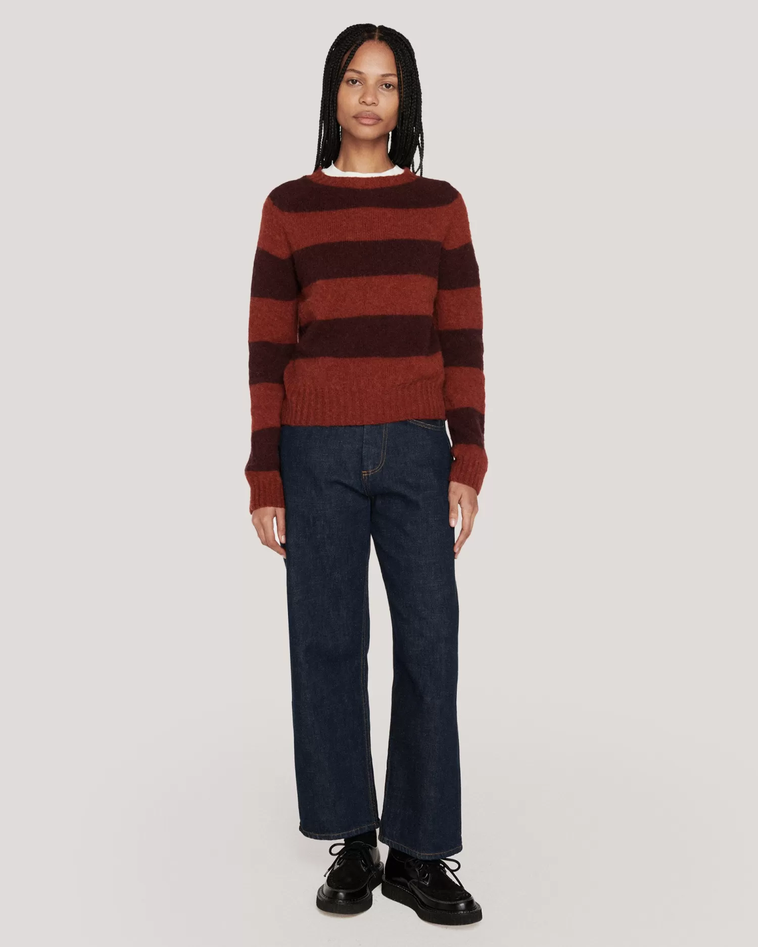 Best Jets Stripe Jumper Women Knitwear