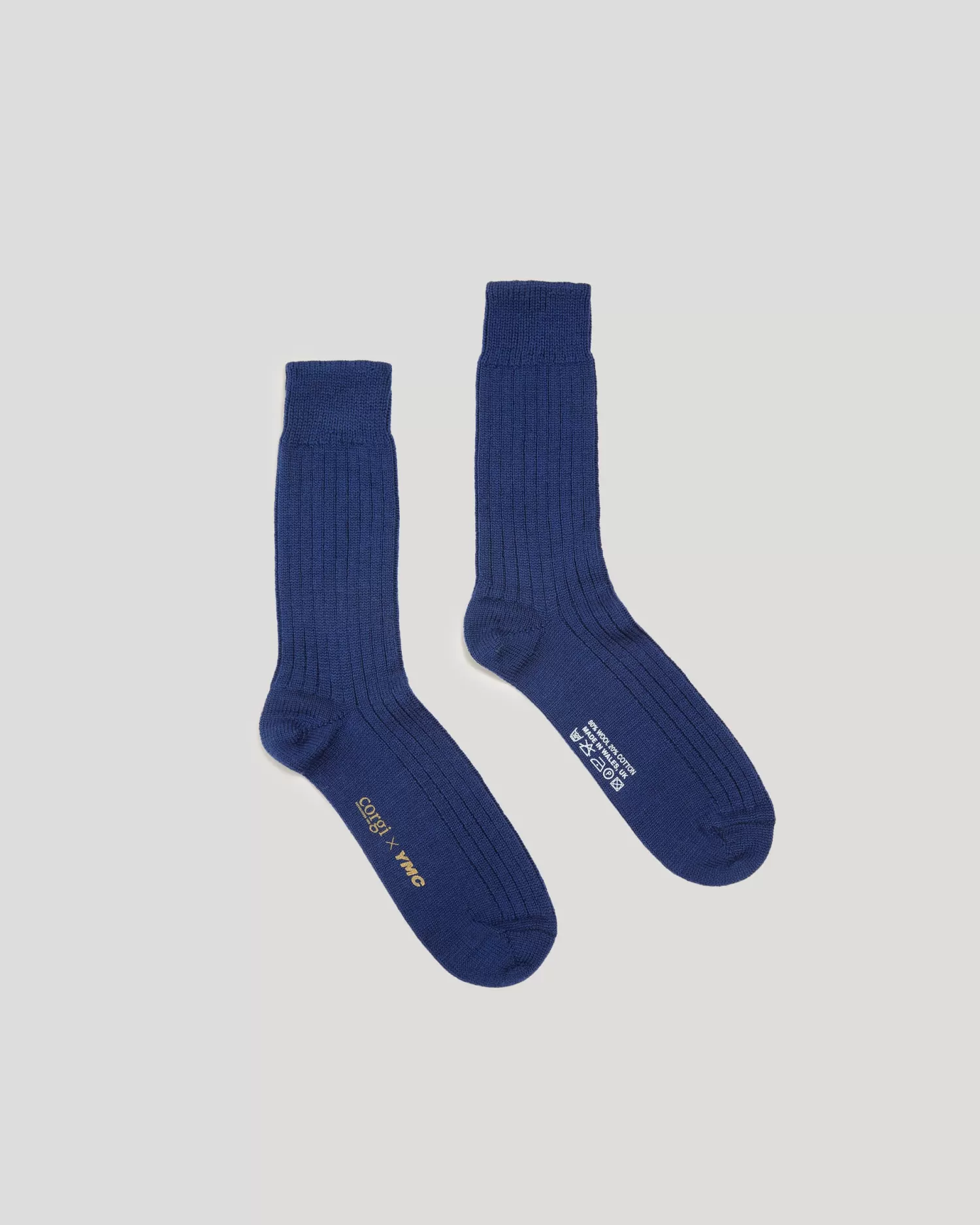 Shop Plain Wool Rib Sock Socks