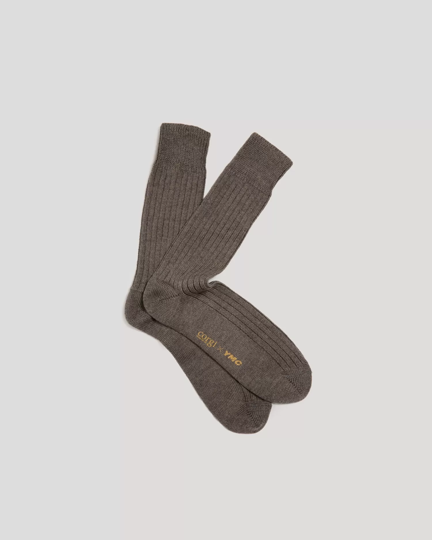 Sale Plain Wool Rib Sock Socks