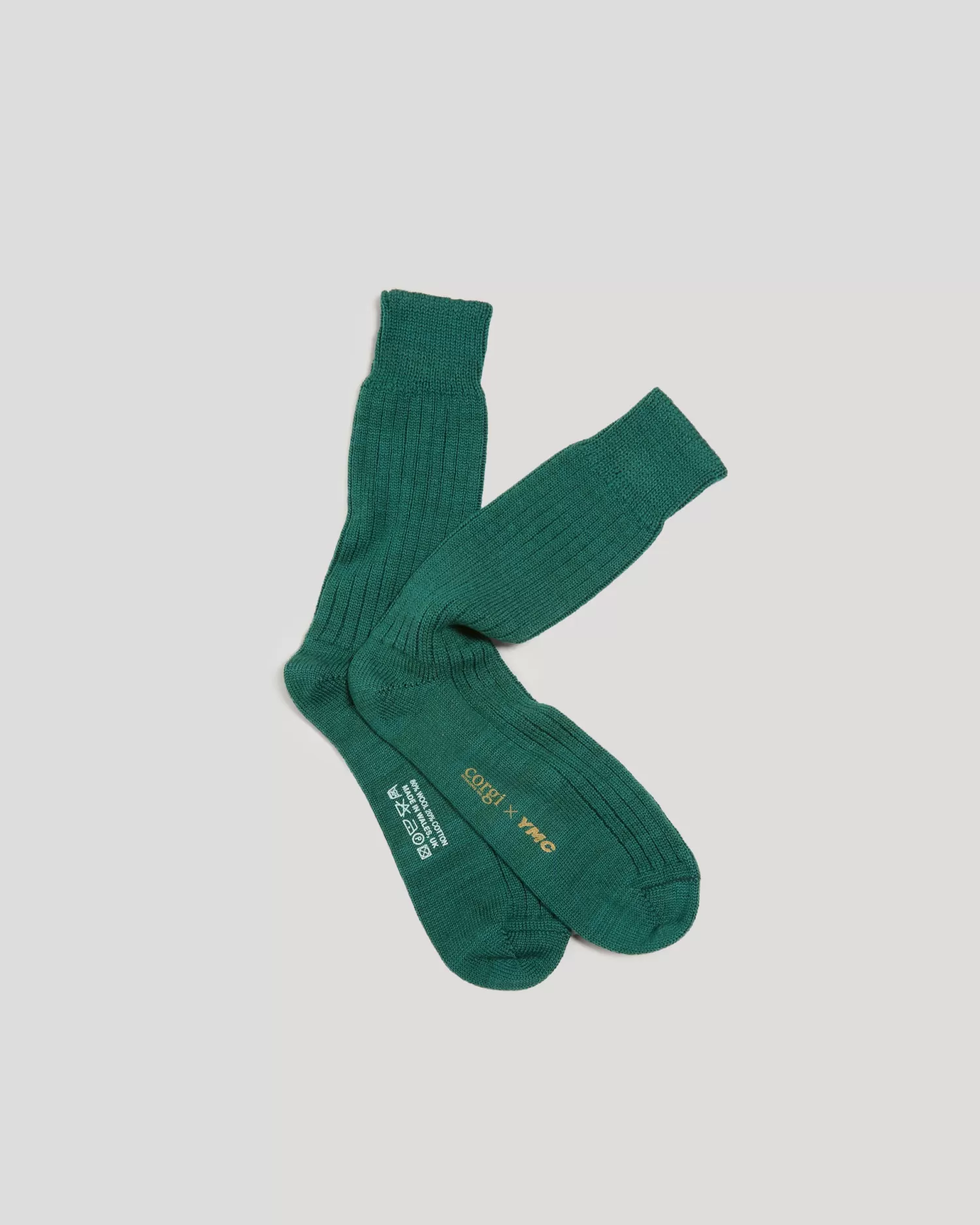 Sale Plain Wool Rib Sock Socks