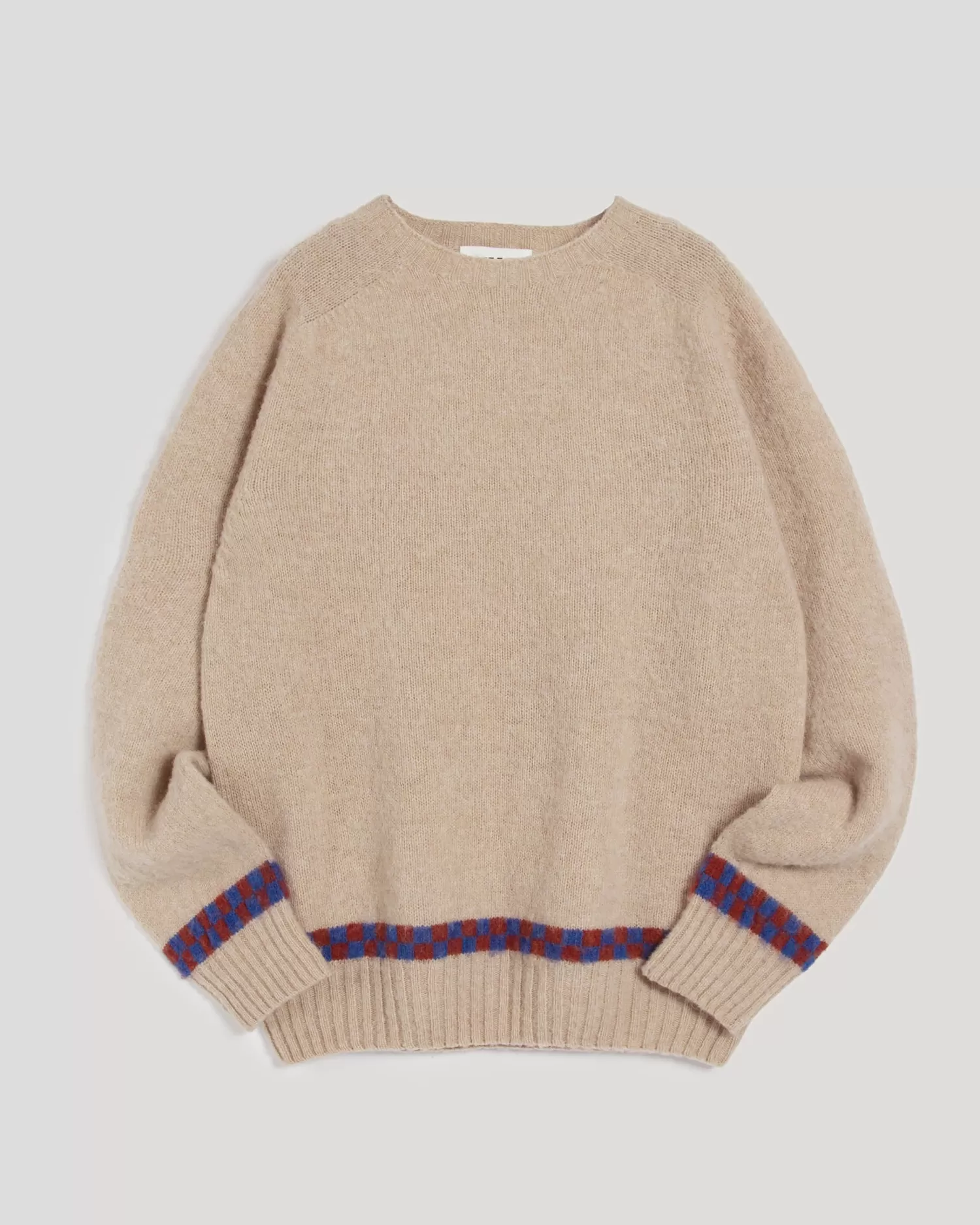 Outlet Suedehead Check Jumper Knitwear