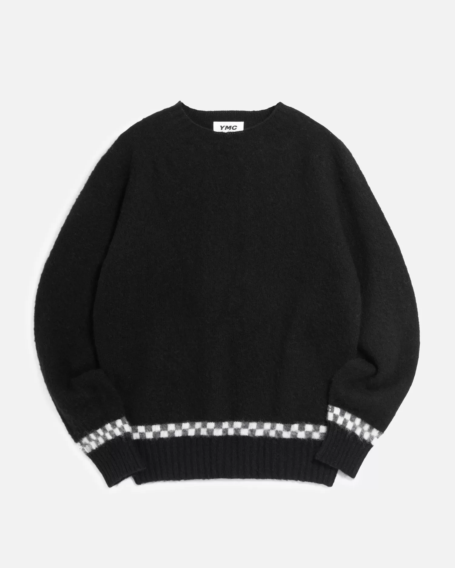 Fashion Suedehead Check Jumper Knitwear