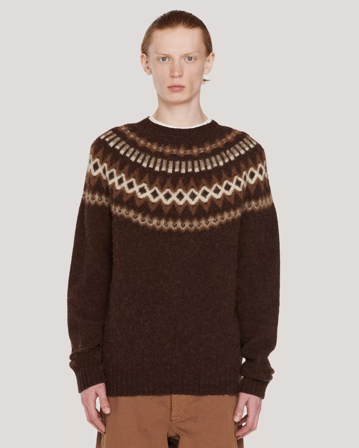 Hot Suedehead Fairisle Jumper Knitwear