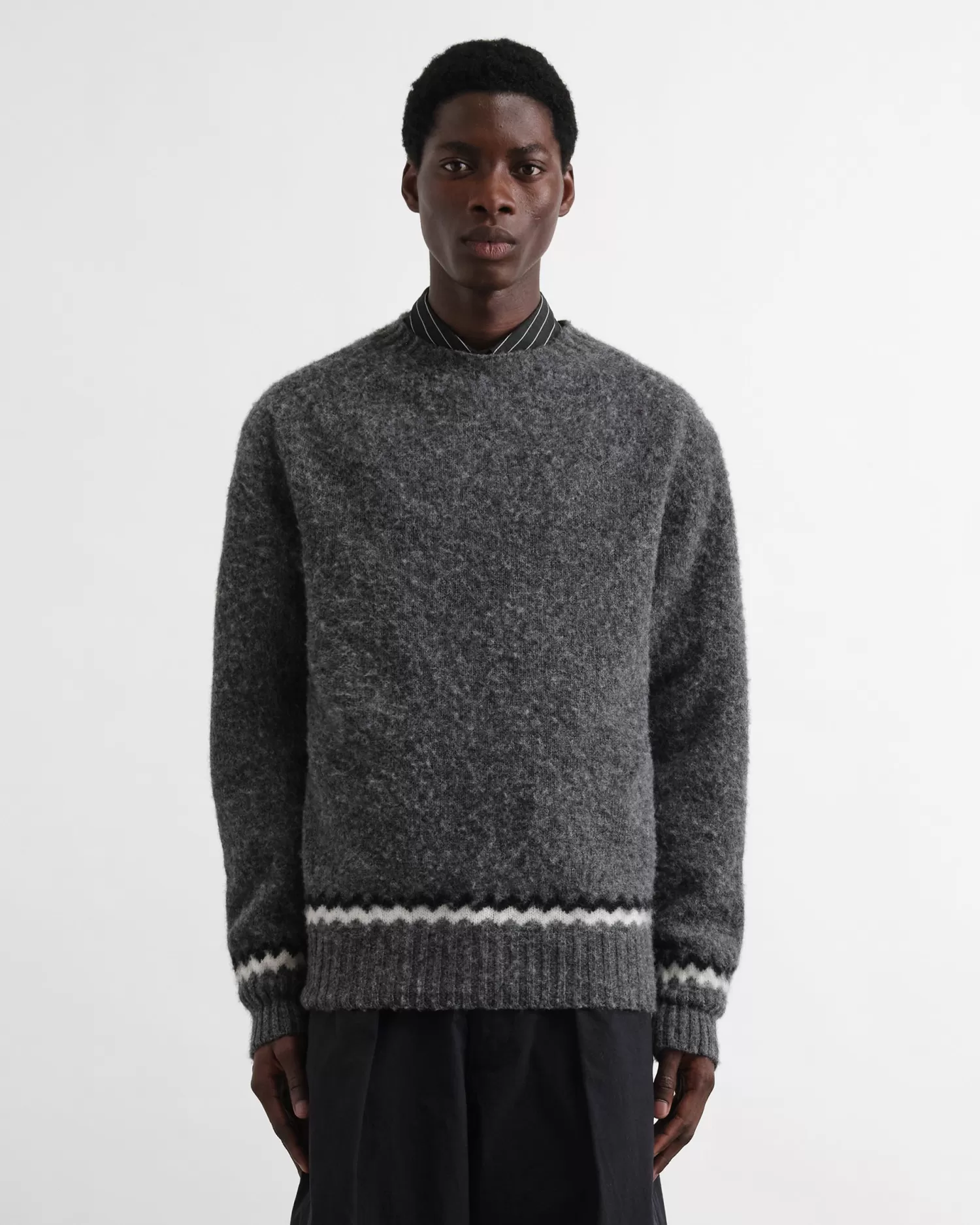 Discount Suedehead Zig Zag Jumper Knitwear