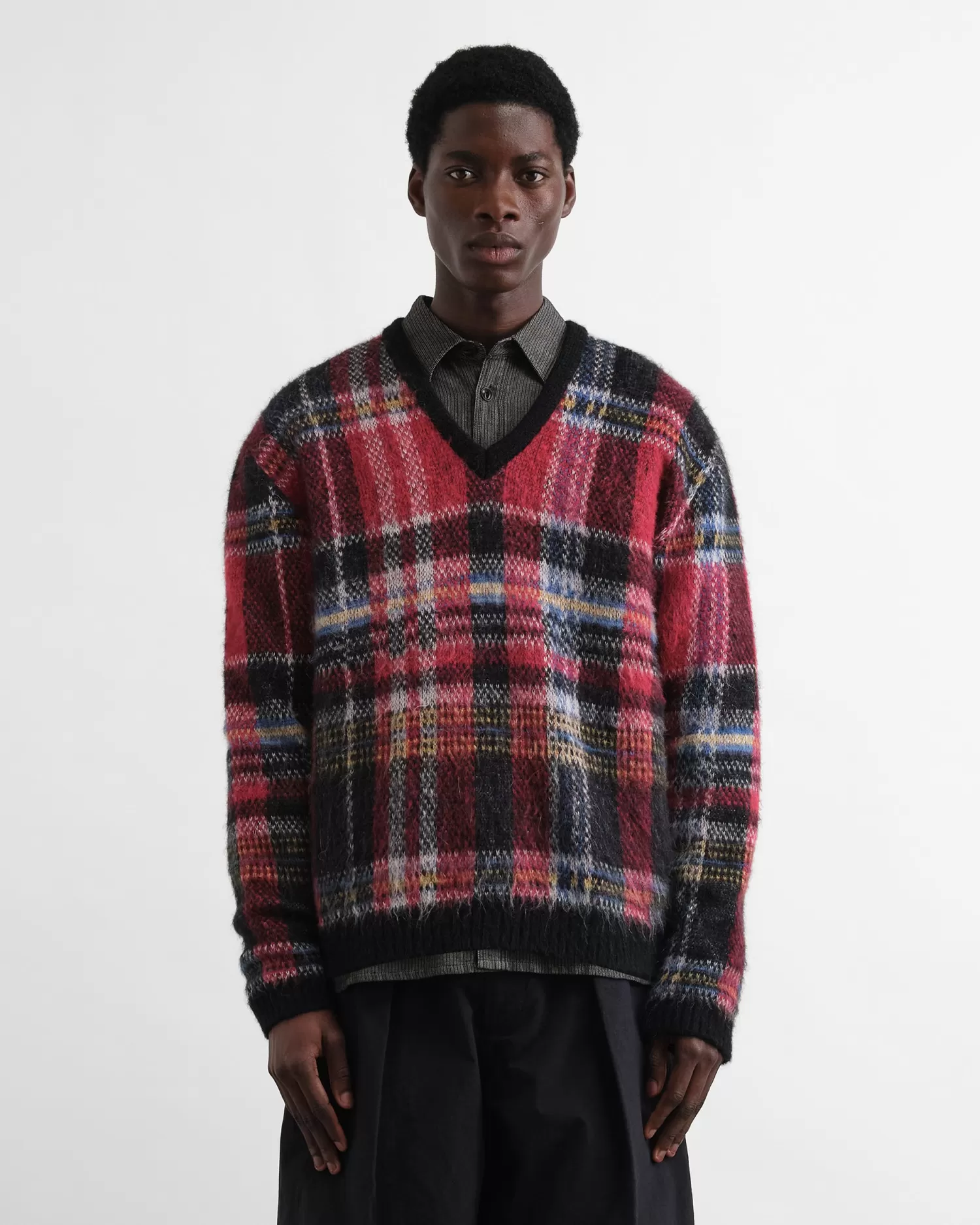 Best Sale Vertigo Tartan Jumper Knitwear